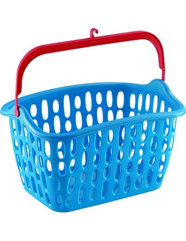 CESTA DE PINZAS NILO RECTANGULAR CON ASA COLORES VIVOS