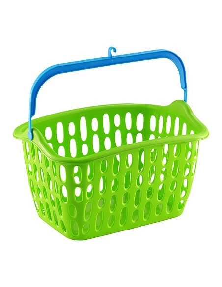 CESTA DE PINZAS NILO RECTANGULAR CON ASA COLORES VIVOS