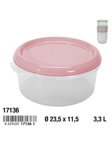 FIAMBRERA 3.3L ROMA REDONDA TONOS PASTEL