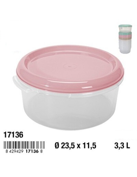 FIAMBRERA 3.3L ROMA REDONDA TONOS PASTEL