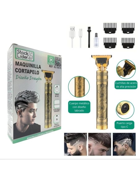 MAQUINILLA CORTAPELO DISEÑO DRAGON SL10576