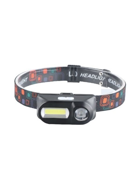 LINTERNA FRONTAL LED MAX 117LUMEN RECARGABLE 6MODOS IP20 [8TDLP5394]