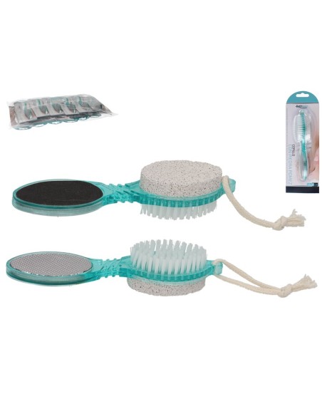 CEPILLO UÑAS CON PIEDRA POMEZ 17X3 CM