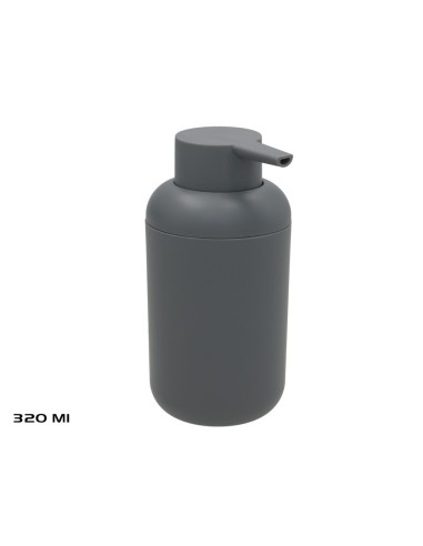 DOSIFICADOR JABON 320ML PAOLA GRIS
