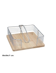 SERVILLETERO METAL JOHN 19X19X7CM