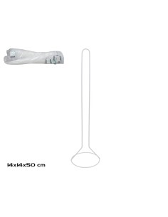 PORTARROLLOS PAPEL WC WILLIAM 14X14X50CM BLANCO