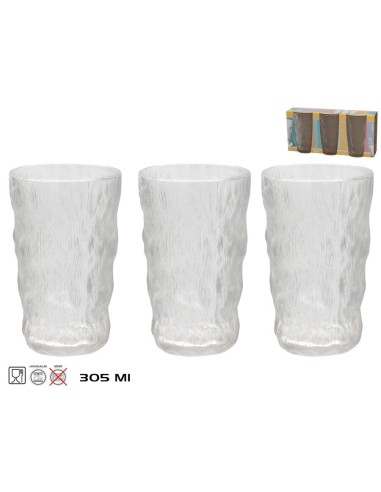 SET 3 VASOS OLDF 305ML