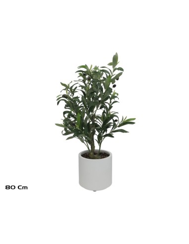 ARBOL OLIVO C/ MACETA LUX - 80 CM