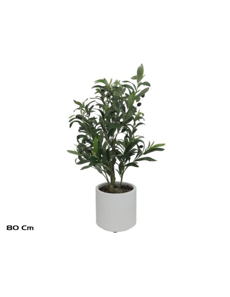 ARBOL OLIVO C/ MACETA LUX - 80 CM