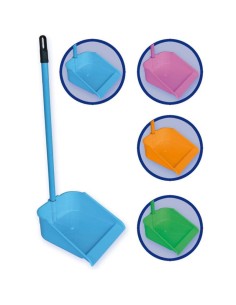 RECOGEDOR CON PALO COLORES SURT