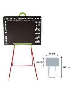 PIZARRA CON PIE METALICO