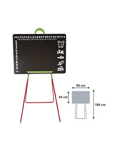 PIZARRA CON PIE METALICO