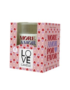 VELA PERF. LOVE CANDLE Rosa