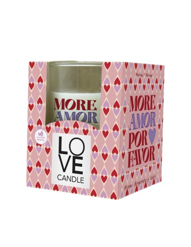 VELA PERF. LOVE CANDLE Rosa