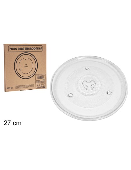 PLATO 27CM MICROONDAS VIDRIO