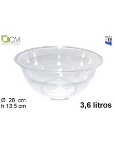 BOL 3.6L ENSALADERA PLASTICO