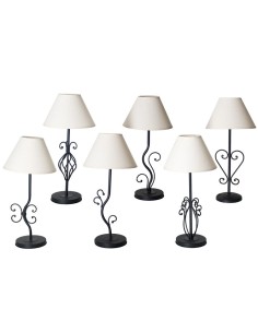 LAMPARA FORJA SOBREMESA SURTIDA