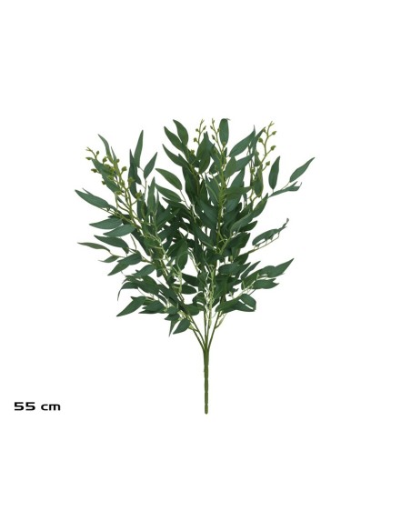 RAMO HOJAS RUSCUS X 5 - 55 CM (VERDE/CL)