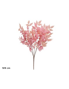 RAMO HOJAS ROWAN X 5 - 59 CM (ROSA)