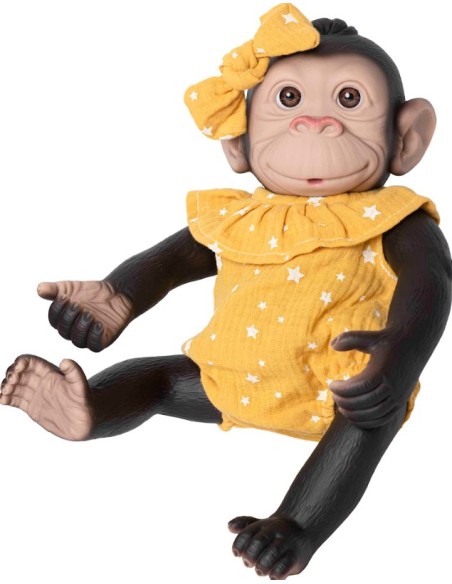 MONO REBORN PELELE ROSA Y AMARILLO