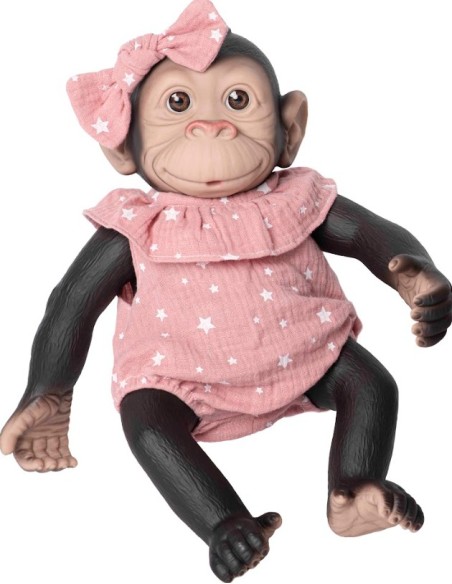 MONO REBORN PELELE ROSA Y AMARILLO