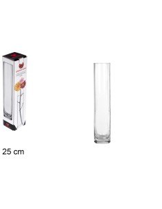 FLORERO CRISTAL LUNGO LION 25 CM