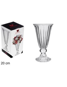 JARRÓN CRISTAL VENEZA MODELO C 20 CM