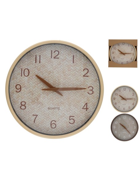 RELOJ PARED ESTRIN 30CM 2 SURT.