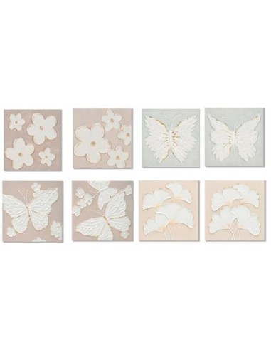 CANVAS 100% PINTADO A MANO BUFLOW 40X40X3CM 8 SURT