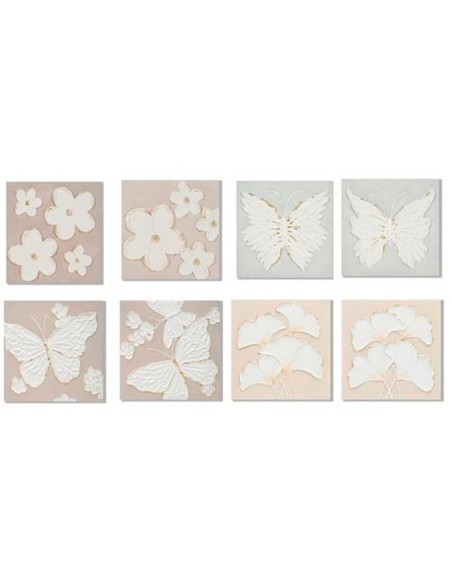 CANVAS 100% PINTADO A MANO BUFLOW 40X40X3CM 8 SURT