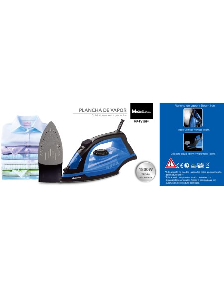 PLANCHA DE VAPOR MPPV1594S -0816