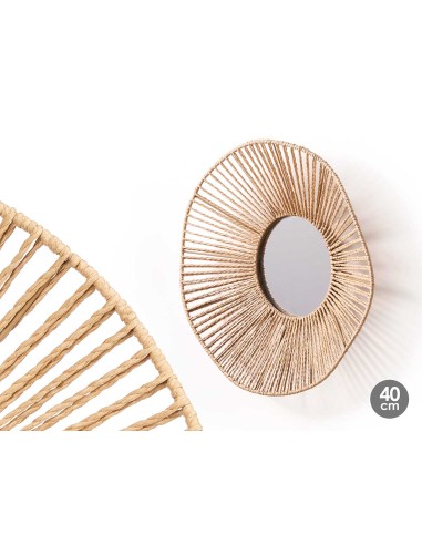 ESPEJO 40CM VUELO ONDAS CUERDA
