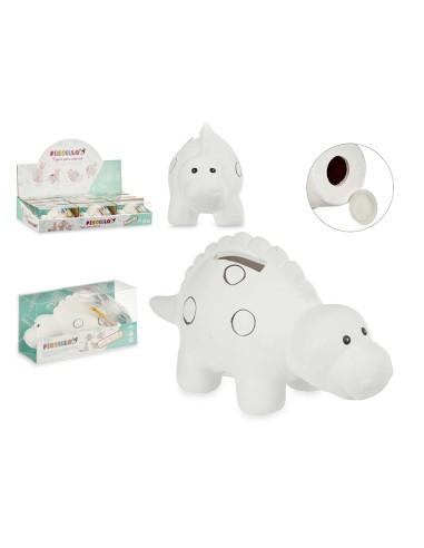 HUCHA DINOSAURIO CERAMICA PARA PINTAR 6 x 15,7 x 8,5 cm.