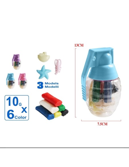 PLASTILINA GRANADA 3 SURT