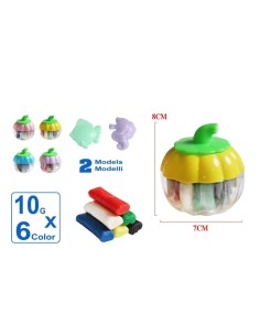 PLASTILINA FRUTA 2 SURT
