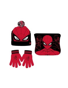 SET GORRO-BRAGA-GUANTES NIÑO SPIDERMAN (1667)