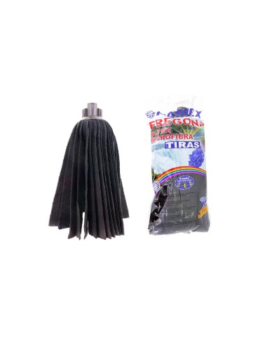 FREGONA MICROFIBRA TIRAS NEGRAS PAMEX