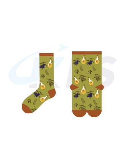 CALCETINES DISEÑO ACEITE DE OLIVA