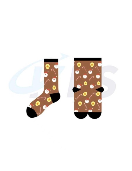 CALCETINES MARRONES BASTON CARAMELO (38-45)