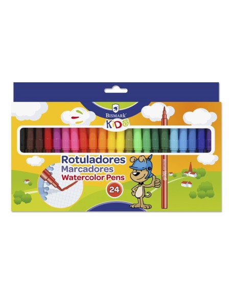 ROTULADORES BISMARK 24 COLORES