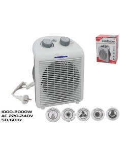 CALEFACTOR TERMOVENTILADOR 1000-2000W BLANCO