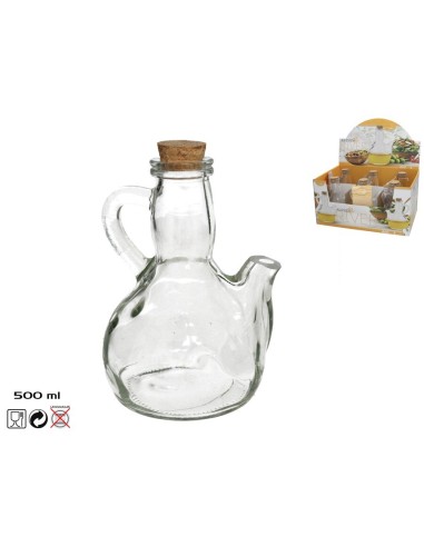 ALCUZA RIVER 460 ML. TRANSP. T/CORCHO