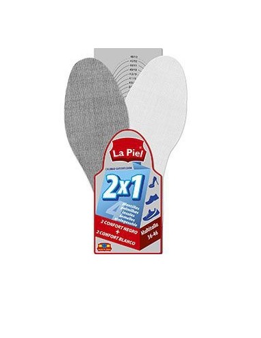 PLANTILLA NEGRA Y BLANCA MULTITALLA