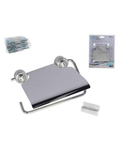 PORTARROLLOS PARED BADEN CROMADO