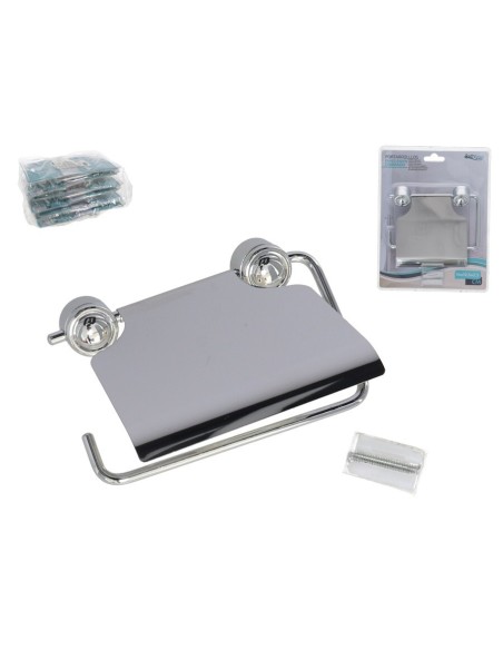 PORTARROLLOS PARED BADEN CROMADO