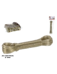 CUERDA TENDER ALAMBRE 20 M 2MM
