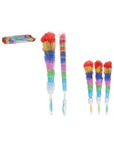 PLUMERO MULTICOLOR CON FUNDA PROTECTORA 63X5CM 3ST