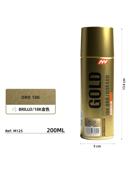 PINTURA ORO 18K 200ML