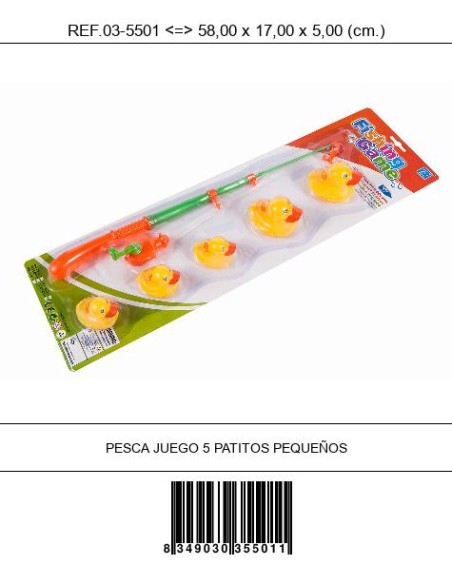PESCA JUEGO 5 PATITOS PEQUE?OS