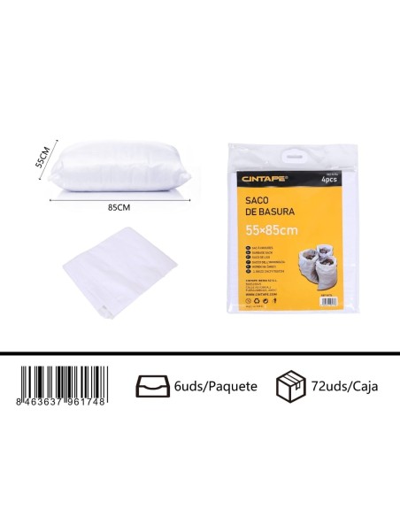 SACO BASURA 55X85